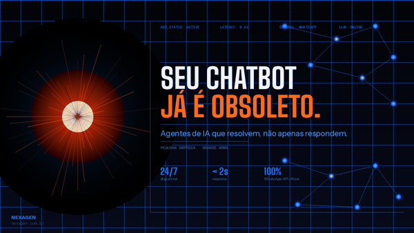 Seu Chatbot Já É Obsoleto. Veja o Que Está no Lugar Dele. As pequenas empresas que estão ganhando em 2026 não usam chatbots. Elas rodam agentes.